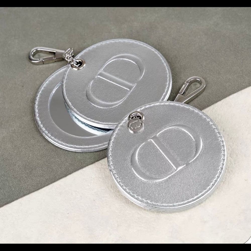 GWP Dior White Compact Mirror/ charm